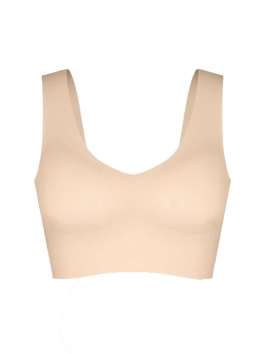 Isabella V-Neck Seamless Bust Support Shapewear Bra