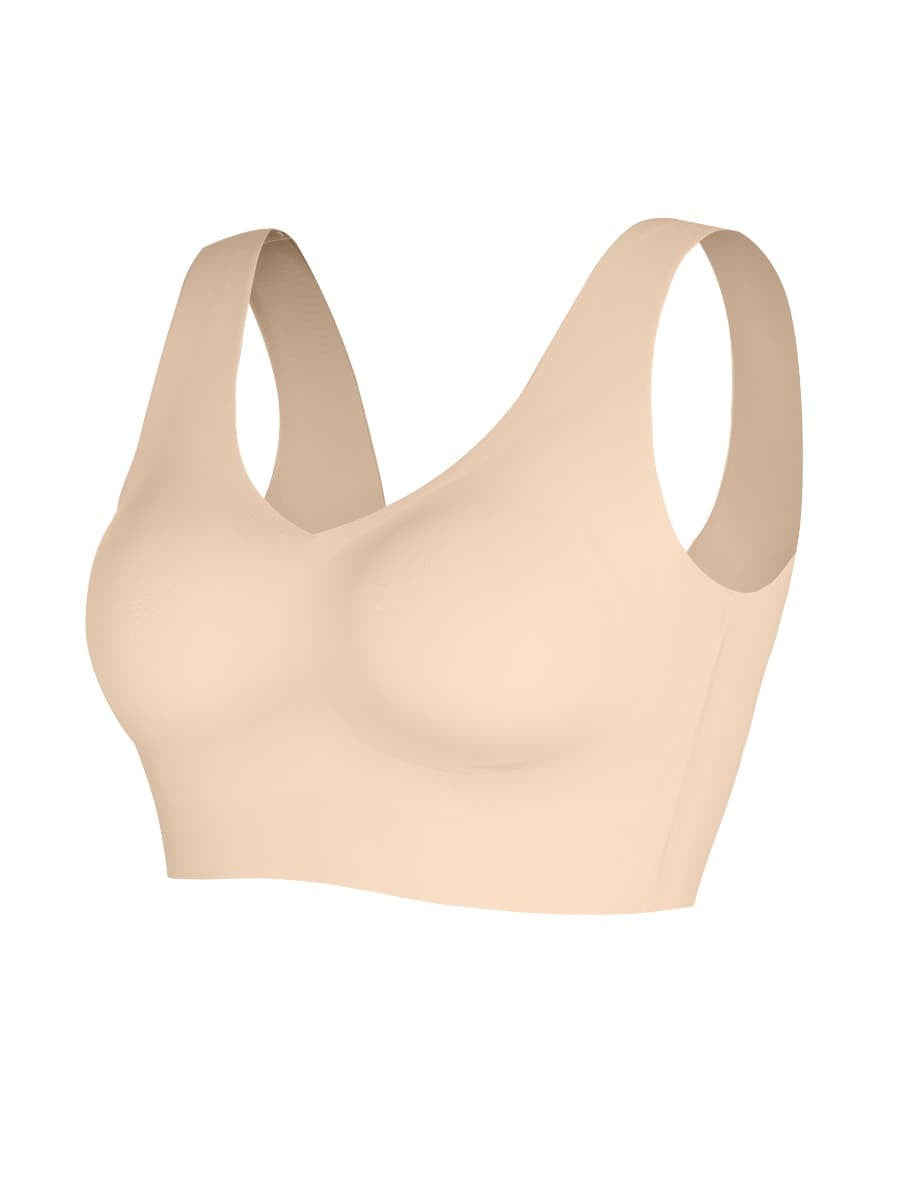 Isabella V-Neck Seamless Bust Support Shapewear Bra