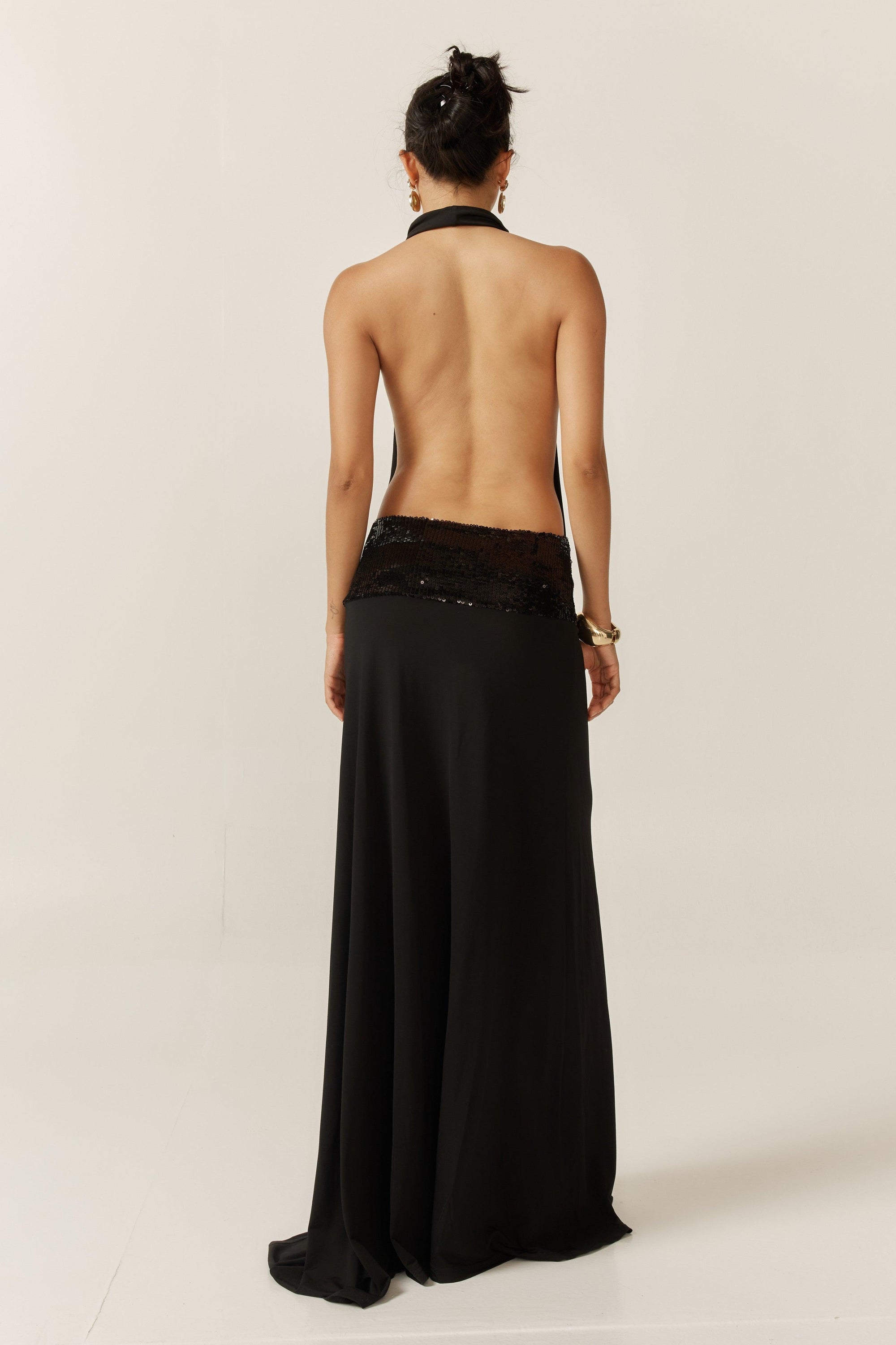 Jade Sequin Gown