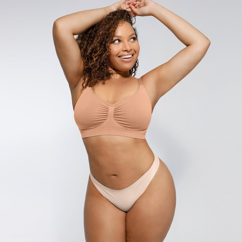 Chrissy sömlös byststödjande formande BH