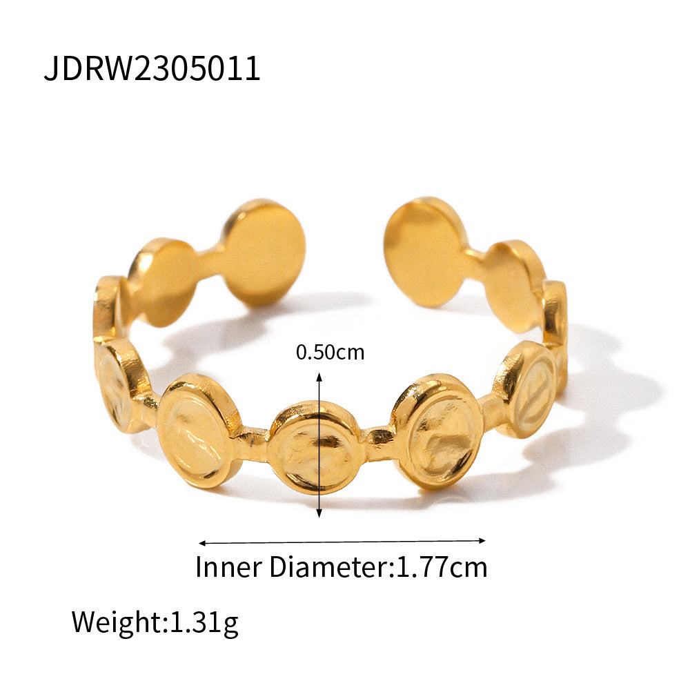 Fransk retro rostfri stålring