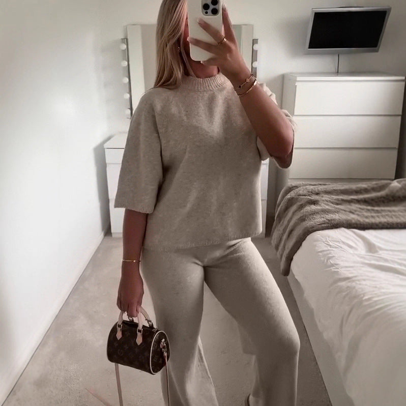 "Autumn Glow: Casual Chic Women's Set"