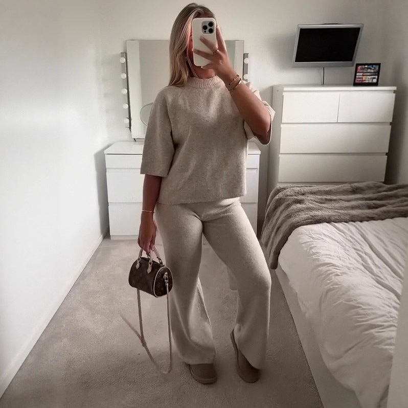 "Autumn Glow: Casual Chic Women's Set"