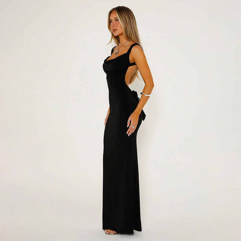 Morana Satin Bow Dress