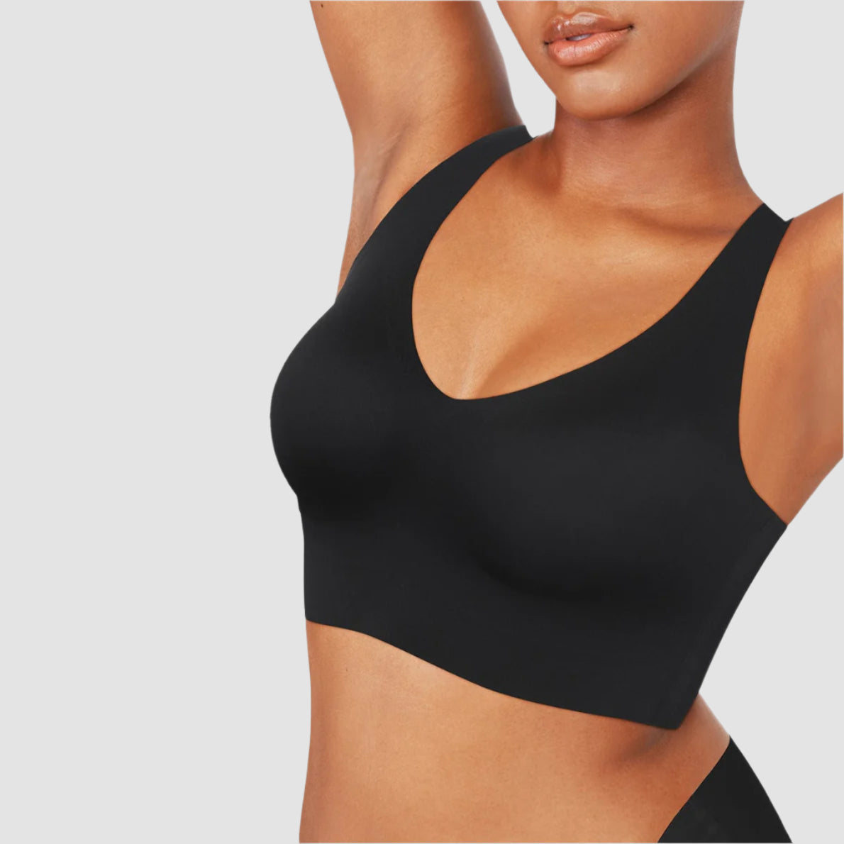 Isabella V-Neck Seamless Bust Support Shapewear Bra