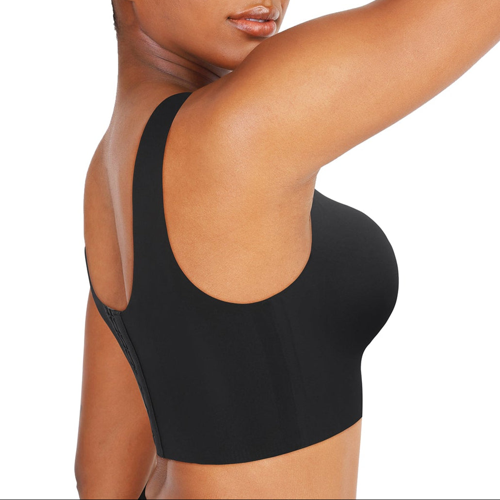 Isabella V-Neck Seamless Bust Support Shapewear Bra
