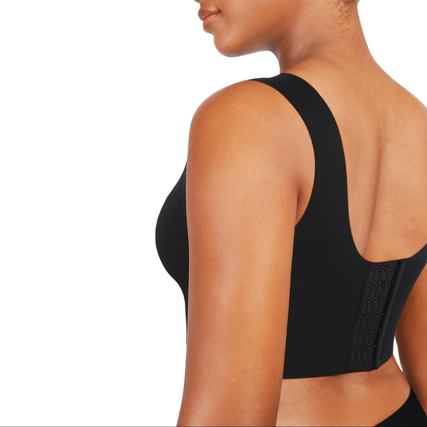 Isabella V-Neck Seamless Bust Support Shapewear Bra