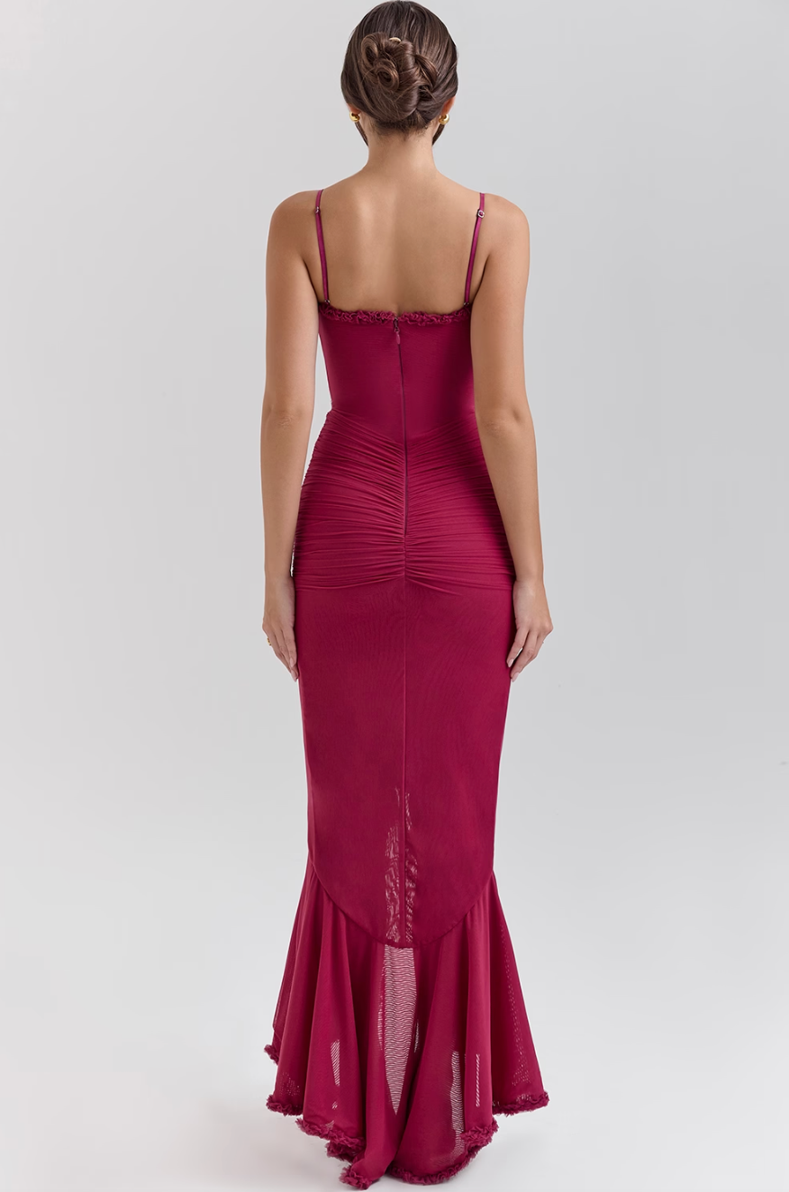 Delilah Ruffle Gown