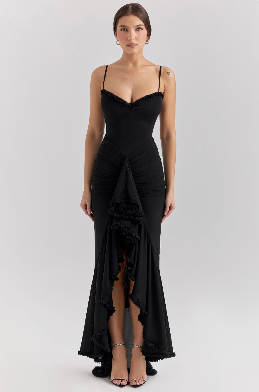 Delilah Ruffle Gown