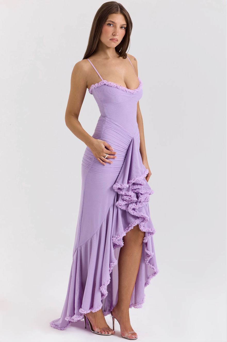 Delilah Ruffle Gown