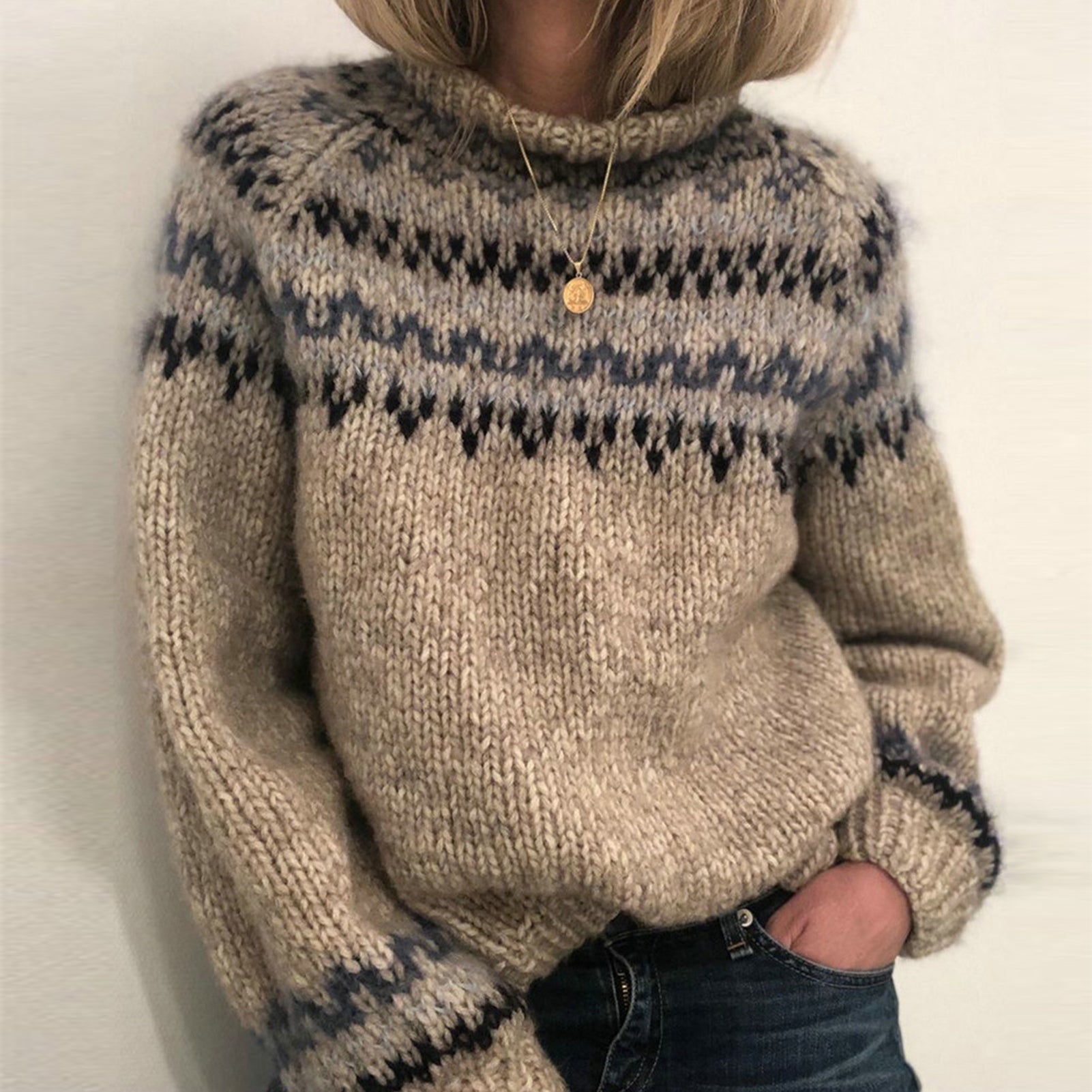 Amélie® - Gebreide Dames Trui