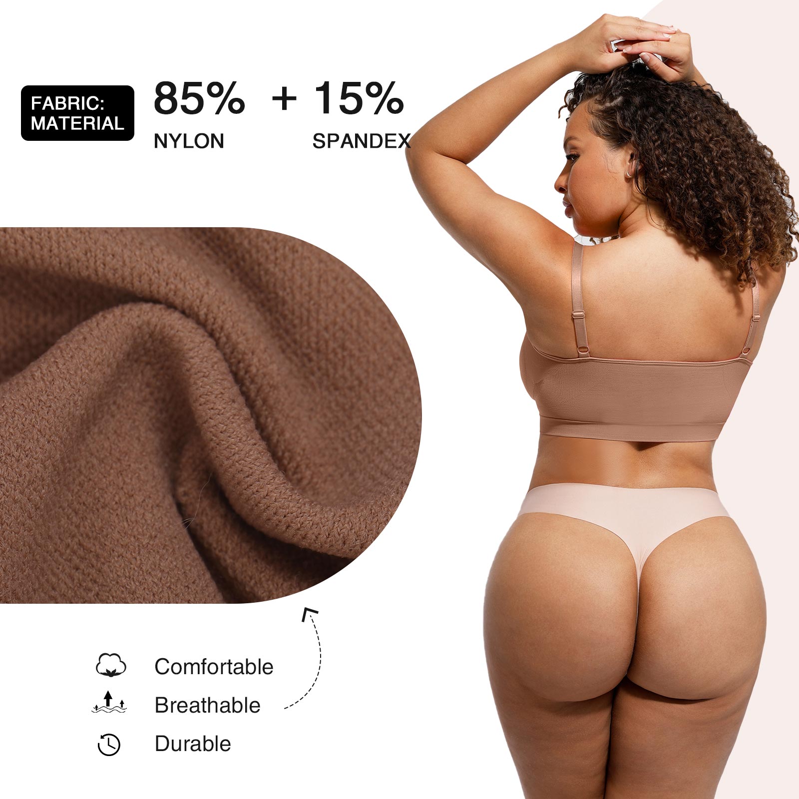 Chrissy Seamless Bust Support Shapewear Bra