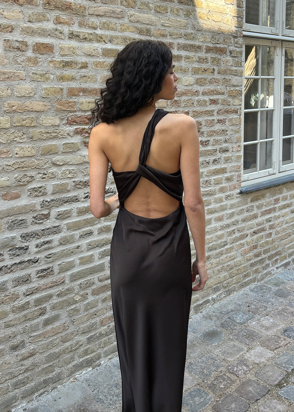Narcissamd dress - Seal Brown