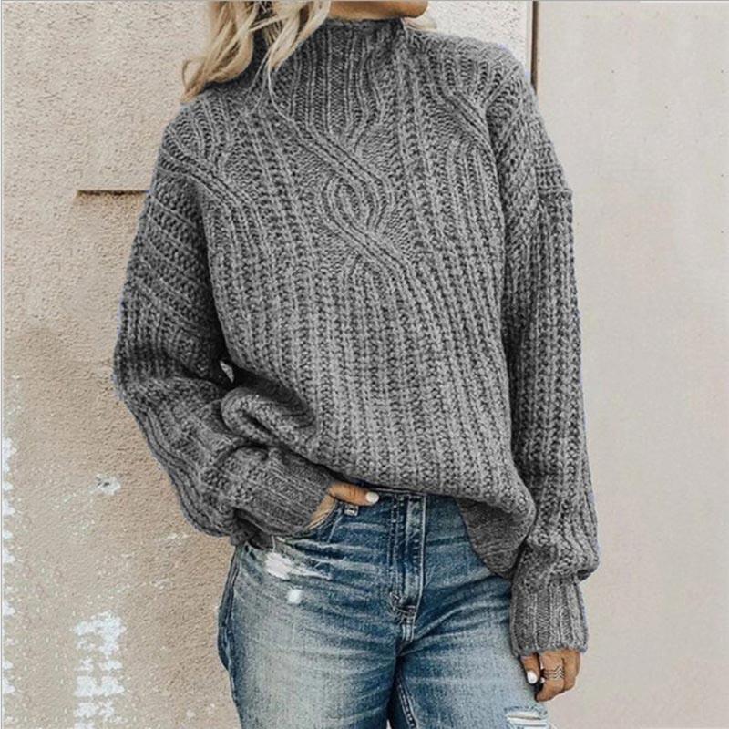 Nanja Trui | Dames Trui träffade Comfortabel Turtleneck Ontwerp