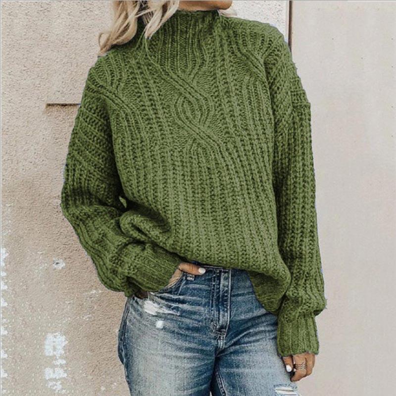 Nanja Trui | Dames Trui träffade Comfortabel Turtleneck Ontwerp