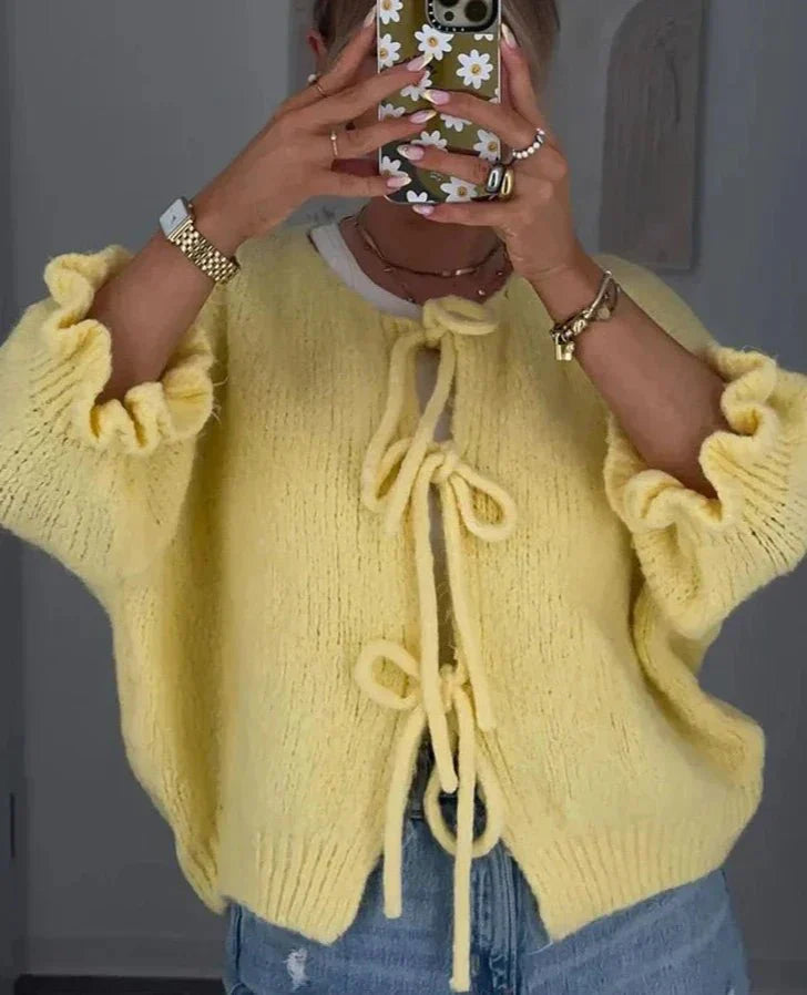 Noelia™ | Stickad väst 