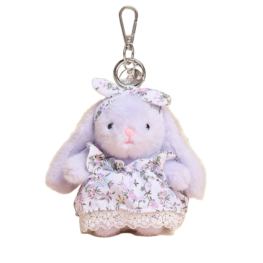 Blommig klänning Baby Bunny Bag Charm