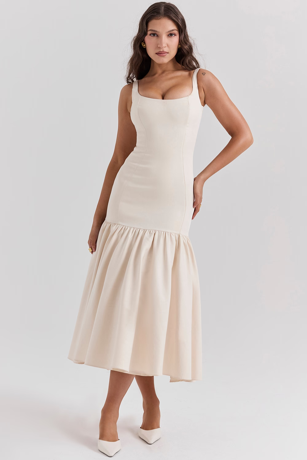 Scarlet Siren Midi Dress
