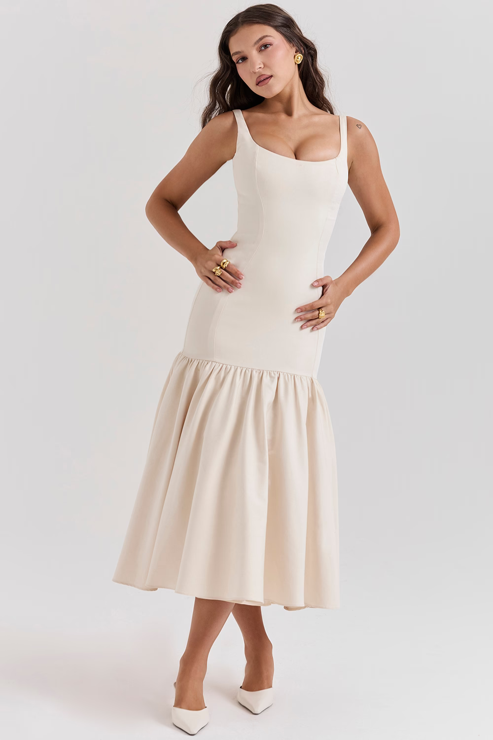 Scarlet Siren Midi Dress