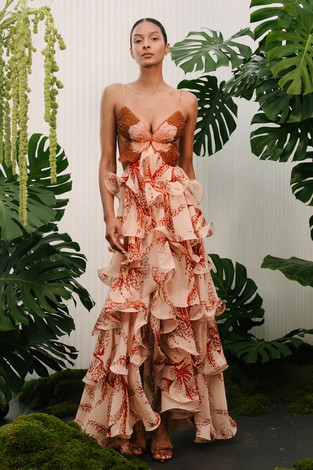 Amora Ruffle Gown