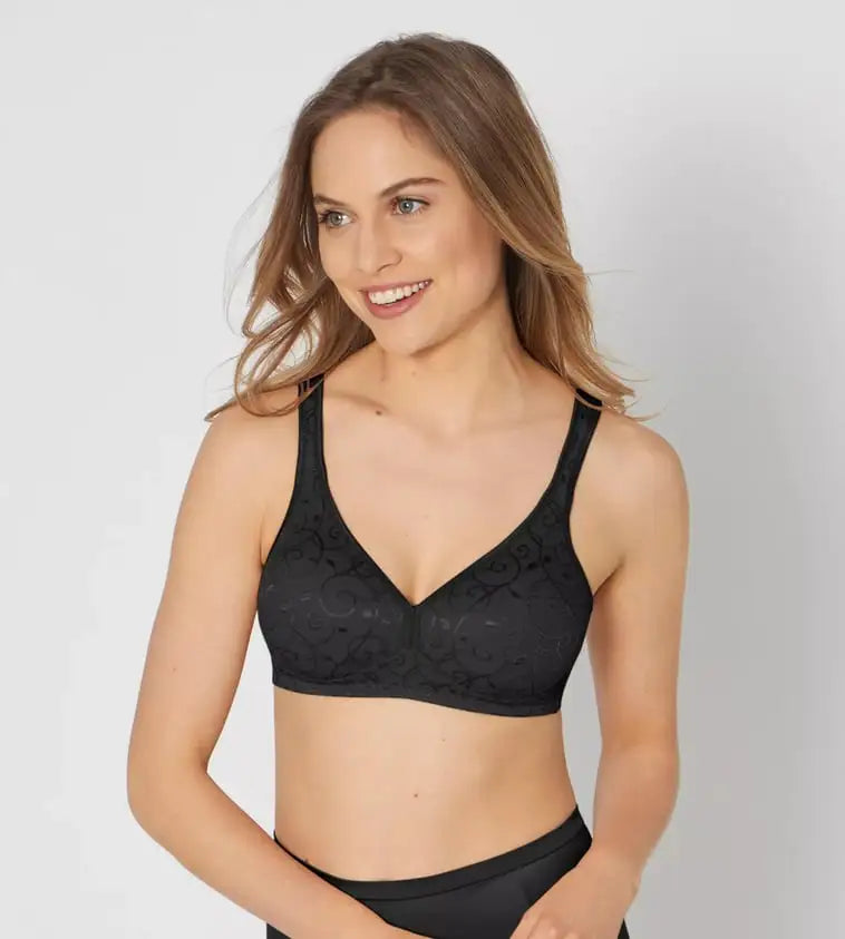 BH zonder beugel - Elegant cotton N - wit of zwart